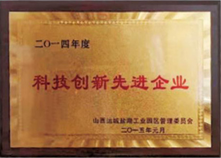 科技創(chuàng)新先進企業(yè)